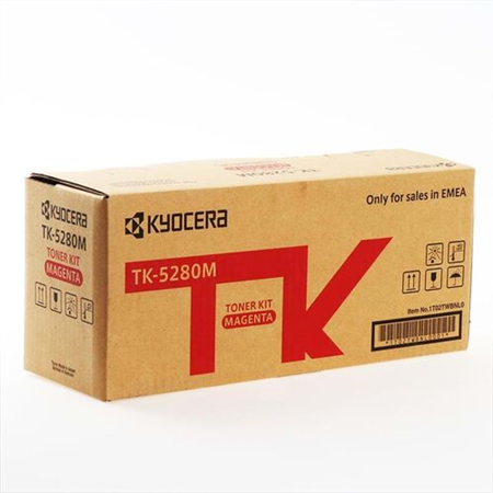 Kyocera TK-5280 Kirmizi Toner,Kyocera TK5280 Orjinal Kirmizi Toner,Kyocera Ecosys P6235,M6235,M6635 Muadil Toner